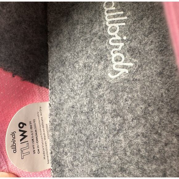 Allbirds Tree Loungers Womens Comfort Breatheable Shoes Slip On Sz 9 US Pink - Picture 4 of 13